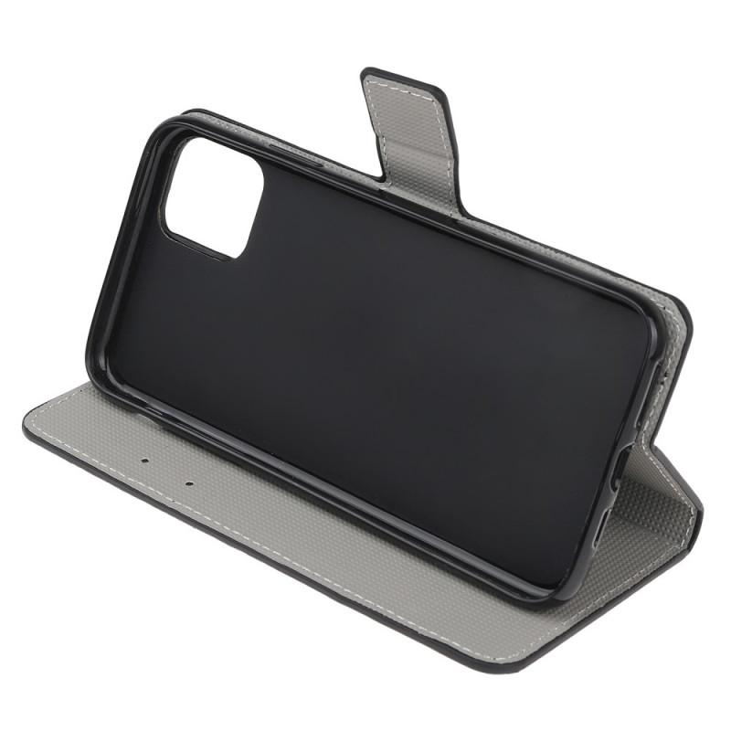 Plånboksfodral Apple iPhone 12 Pro - Vit med Fjärilar