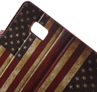 Plånboksfodral Samsung Galaxy S7 - Flagga USA