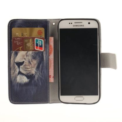 Plånboksfodral Samsung Galaxy S7 – Lejon