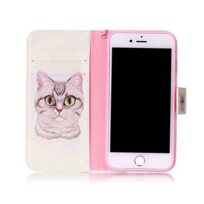 Plånboksfodral Apple Iphone 7 – Katt