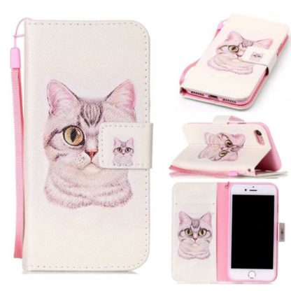 Plånboksfodral Apple Iphone 7 – Katt