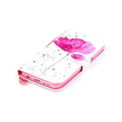 Plånboksfodral Samsung Galaxy S7 – Rosa Blomma