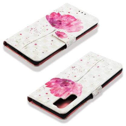 Plånboksfodral Huawei P30 Pro – Rosa Blomma