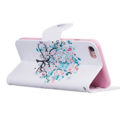 Plånboksfodral iPhone SE (2020) – Färgglatt Träd