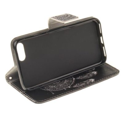Plånboksfodral iPhone SE (2020) - Drömfångare Svart
