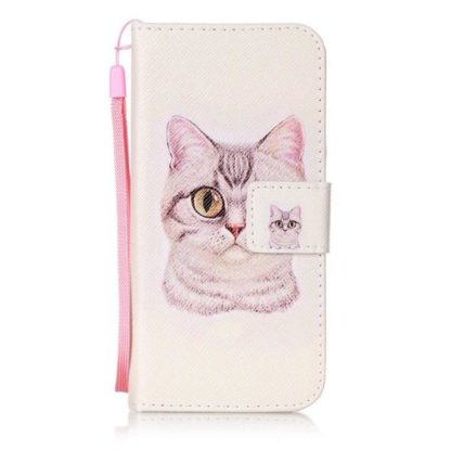 Plånboksfodral iPhone SE (2020) – Katt