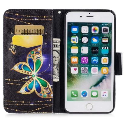 Plånboksfodral Apple iPhone 6 Plus – Guldfjäril