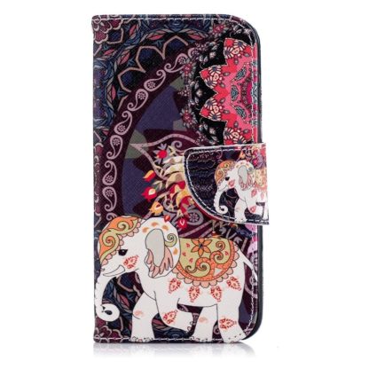 Plånboksfodral Apple iPhone SE (2020) – Indiskt / Elefant