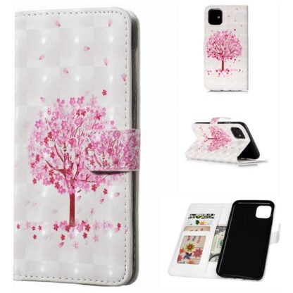 Plånboksfodral Apple iPhone 11 – Rosa Träd