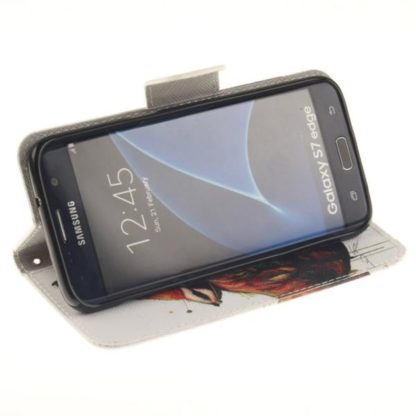 Plånboksfodral Samsung Galaxy S7 Edge - Röd Varg