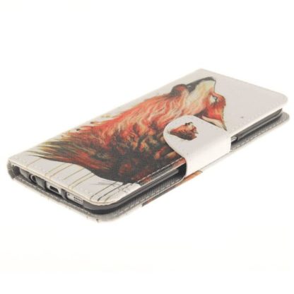 Plånboksfodral Samsung Galaxy S7 Edge - Röd Varg