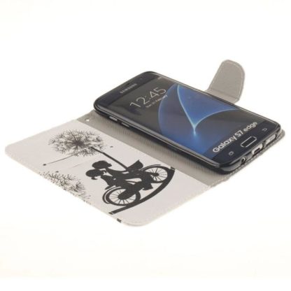 Plånboksfodral Samsung Galaxy S7 Edge – Cyklande Barn