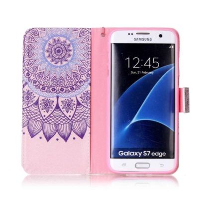 Plånboksfodral Samsung Galaxy S7 Edge – Blomma