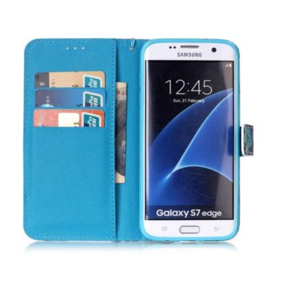 Plånboksfodral Samsung Galaxy S7 Edge – Döskalle