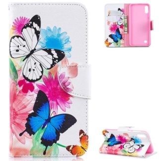 Plånboksfodral Samsung Galaxy A10 – Färgglada Fjärilar