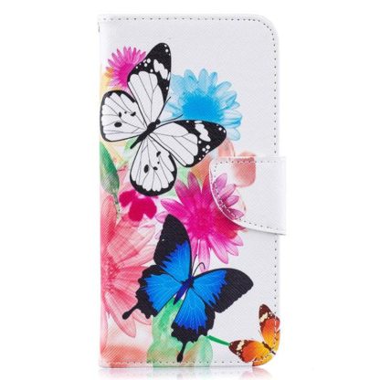 Plånboksfodral Samsung Galaxy A10 – Färgglada Fjärilar
