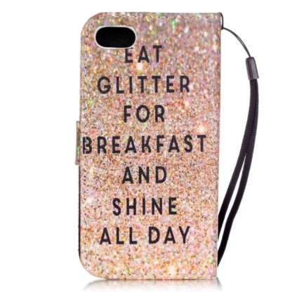 Plånboksfodral iPhone SE (2020) – Eat Glitter And Shine