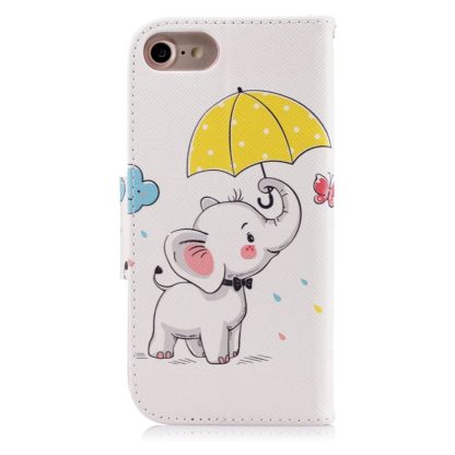 Plånboksfodral Apple iPhone SE (2020) – Elefant med Paraply