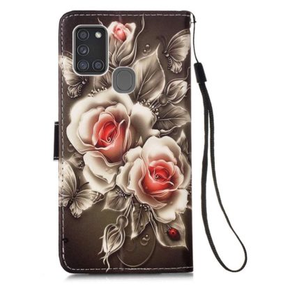 Plånboksfodral Samsung Galaxy A21s – Rosor
