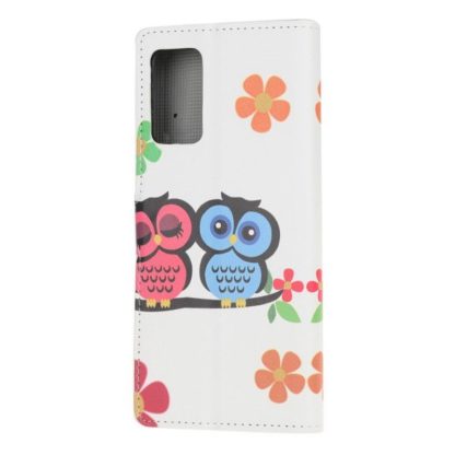 Plånboksfodral Samsung Galaxy S20 FE - Ugglor & Blommor
