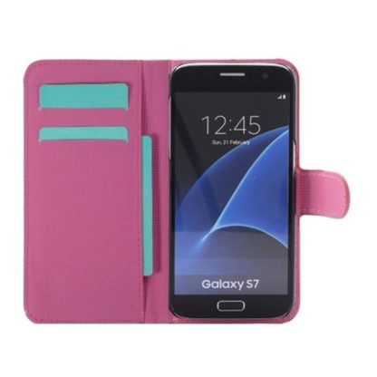 Plånboksfodral Samsung Galaxy S7 Edge – Lotus