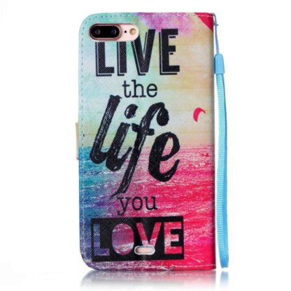 Plånboksfodral iPhone 8 Plus – Live The Life You Love