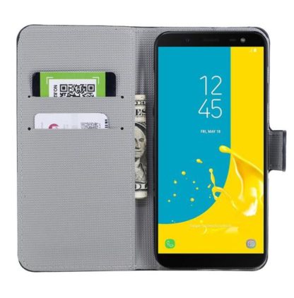Plånboksfodral Samsung Galaxy J6 Plus - Ugglor & Hjärtan