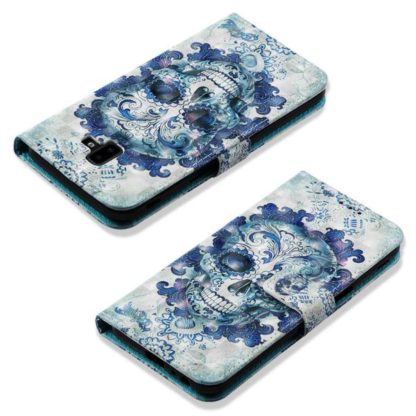 Plånboksfodral Samsung Galaxy J6 Plus – Döskalle