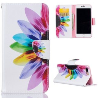 Plånboksfodral Apple iPhone 8 Plus – Färgglad Blomma