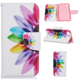 Plånboksfodral iPhone SE (2020) – Färgglad Blomma