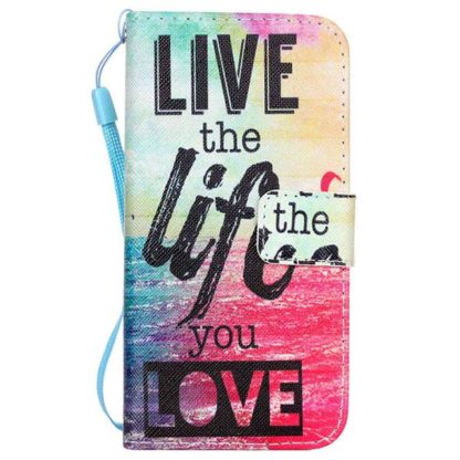 Plånboksfodral iPhone SE (2020) - Live The Life You Love