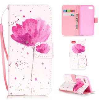 Plånboksfodral iPhone SE (2020) – Rosa Blomma