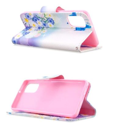 Plånboksfodral Samsung Galaxy A71 – Fjärilar och Blommor