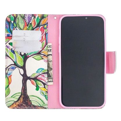 Plånboksfodral Apple iPhone 12 Pro – Färgglatt Träd