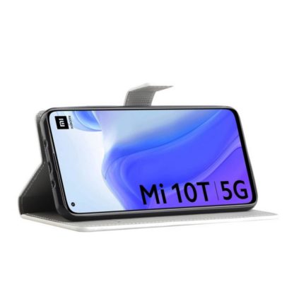 Plånboksfodral Xiaomi Mi 10T Pro - Lila / Fjärilar