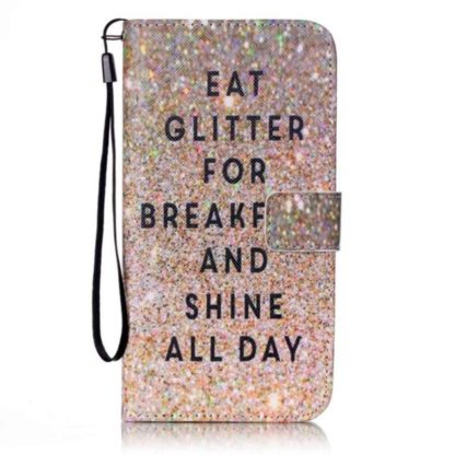 Plånboksfodral Apple iPhone 8 Plus – Eat Glitter And Shine