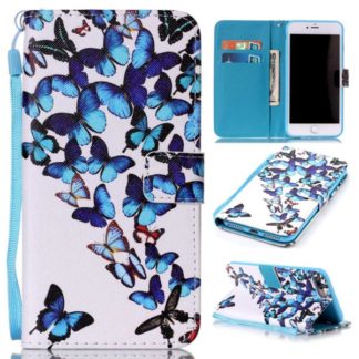 Plånboksfodral Apple iPhone 8 Plus - Fjärilar