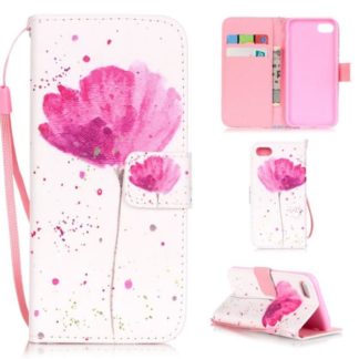Plånboksfodral Apple iPhone 7 – Rosa Blomma