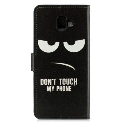 Plånboksfodral Samsung Galaxy J6 Plus - Don’t Touch My Phone