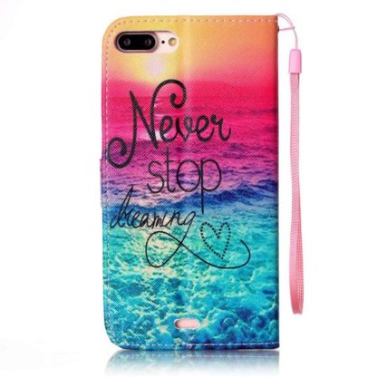 Plånboksfodral Apple iPhone 8 Plus – Never Stop Dreaming
