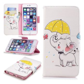 Plånboksfodral Apple iPhone 6 – Elefant med Paraply