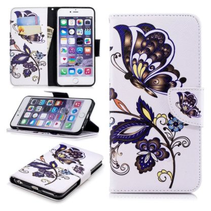 Plånboksfodral Apple iPhone 6 – Elegant Fjäril