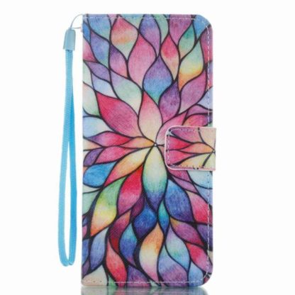Plånboksfodral Samsung Galaxy S8 – Färgglada Blomblad
