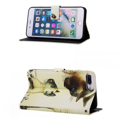 Plånboksfodral Apple iPhone 8 Plus – Katter