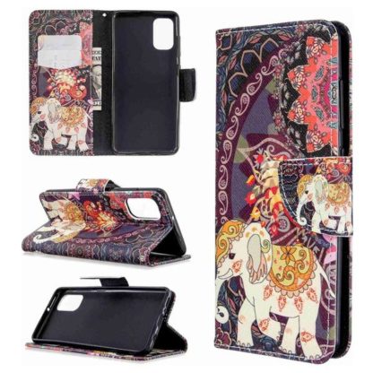 Plånboksfodral Samsung Galaxy A41 – Indiskt / Elefant