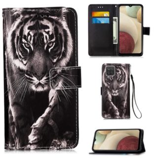 Plånboksfodral Samsung Galaxy A12 - Tiger