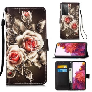 Plånboksfodral Samsung Galaxy S21 Ultra – Rosor