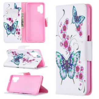 Plånboksfodral Samsung Galaxy A32 5G – Fjärilar och Blommor