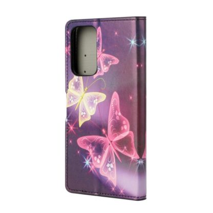 Plånboksfodral Samsung Galaxy A52 - Lila / Fjärilar