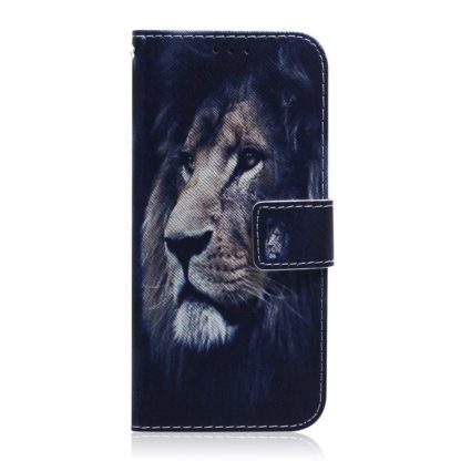 Plånboksfodral Samsung Galaxy A72 – Lejon